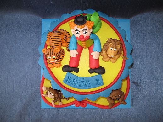 cirkusový dort 2 shora
